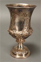 Victorian Sterling Silver Goblet,