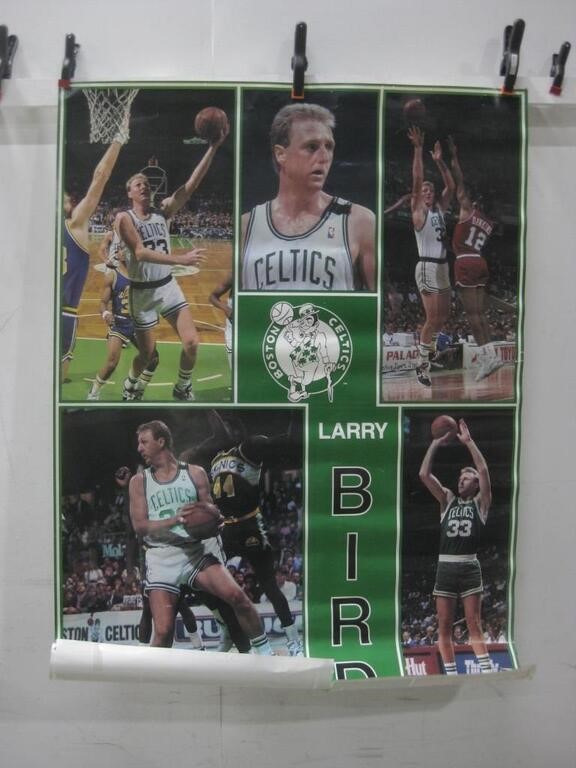 41"x 57" Larry Bird Poster