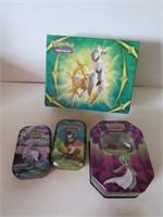 POKEMON BOX WITH 3 TIN BOXES EMPTY