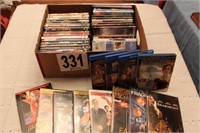 BOX LOT DVDs