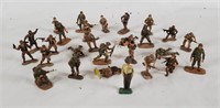 Lot Of Desert Camo Soldier Plastic Figures