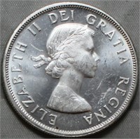 Canada Silver Dollar 1962 Uncirculated
