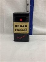 Bokar Coffee Tin Bank, 4”T