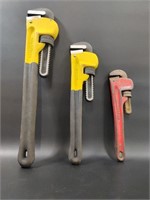 18", 14" & 10" Pipe Wrenches