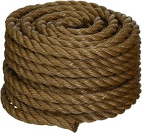 1" x 100' Coil, 3-Strand Manila Rope