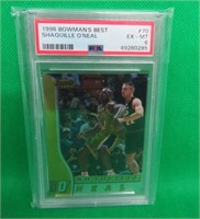 Shaquille O'Neal PSA 6.0 1996 Bowman's Best #70