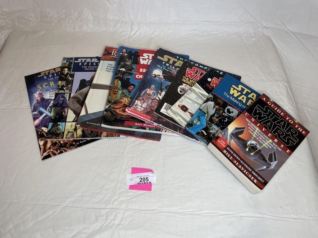 Collection of 1990s Star Wars books