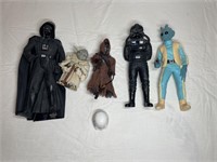 5 Star Wars 1990s Character figures