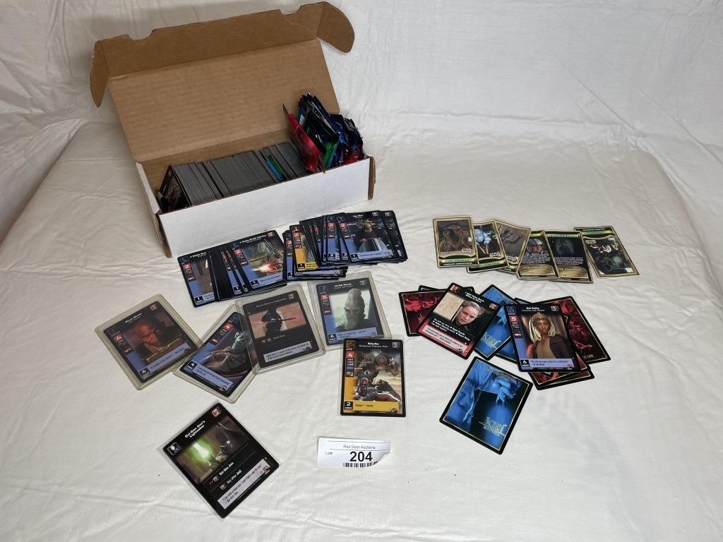 Star Wars 1990s Young Jed card game  cards
