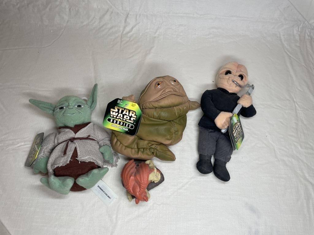 3 Star Wars plush buddies