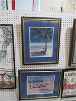 PAIR OF FRAMED BLACK AMERICANA - ARTISTED SIGNED