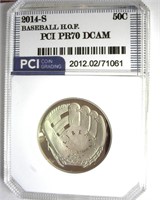 2014-S 50c Baseball PCI PR70 DCAM