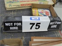 Not For Hire sign