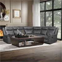 FULife 109" Symmetrical Sectional Sofa Set Modern