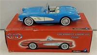 1958 Chevy Corvette by Solido Sky Blue 1/12