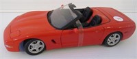 Die cast 1998 Corvette made by Maisto scale is