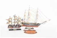 Model Ships- USS Constitution, Bonhomme Richard