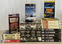Lot of VHS Tapes-WWII, Pearl Harbor, Axis +More