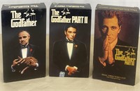 Godfather VHS Tapes- I, II & III