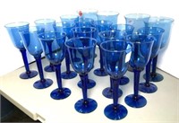 Cobalt Blue Stemware