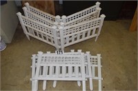 Landscaping Plastic Fencing (Approx. 11 pieces,