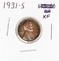 Coin 1931-S Wheat Cent-XF