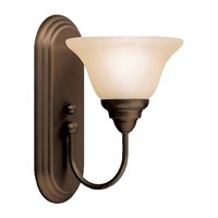 $27 Kichler 5991OZ Wall Sconce 1Lt in Olde Bronze.