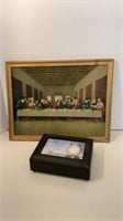 Last Supper Print 18"x14? With Amazing Grace