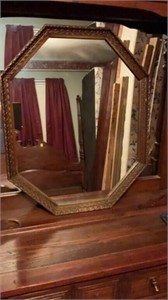 Octagon Wall Mirror 27"x33”x2”