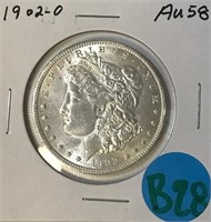 S - 1902-O MORGAN SILVER DOLLAR (B28)