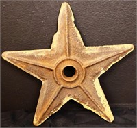 Vintage cast iron masonry star