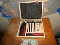 Deburring Tool Set & Case NOT COMPLETE