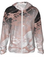 SUN PROTECTION HOODIE MARBLE COLOR SIZE M