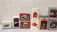 Hallmark keepsake ornaments in boxes