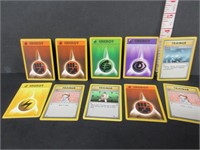 10-1999 POKEMON ENERGY & TRAINER CARD LOT