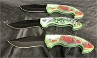 COLLECTIBLE POCKET KNIVES / 3 PCS