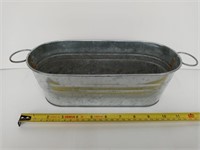 Galvanized Planter Tub