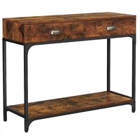 VASAGLE Industrial Console Table, Entryway Sofa Ta