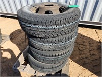 (4) LT235/80R17 Tires w/ Rims