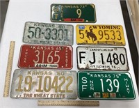 7 License Plates