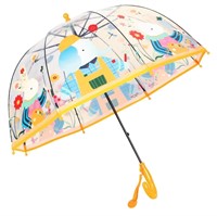 ThreeH Clear Dome Umbrella for Kids Windproof