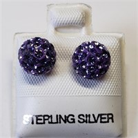 S.Silver Swarovski Earrings