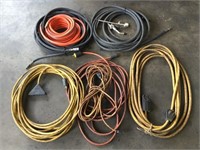 4 Extension Cords, 2 Air Hoses and 2 Nozzle