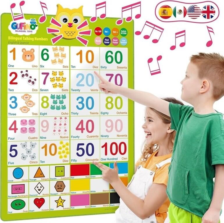 B1447 Bilingual Toddler Interactive  Learning Toys