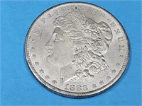 1883 O Morgan Silver Dollar Coin   UNC?