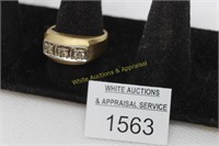 Size 9 1/2 (10 - 14k - unmarked) Gold Ring