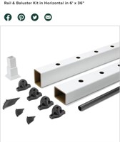 Trex 6ft rail and balusters kit x5