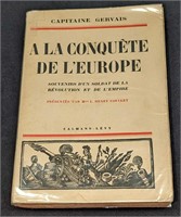1939 A La Conquete De L'europe Softcover Book
