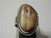 Southwest SS Spinney Oyster Ring - Hallmarked