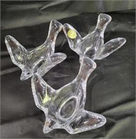 3 Princess House French Crystal Birds - Note